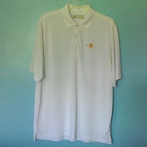 Donald Ross white golf shirt, size XL